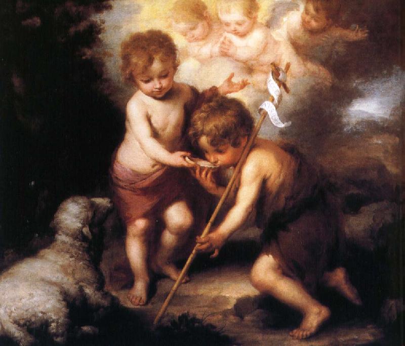 Bartolome Esteban Murillo Shell and the children